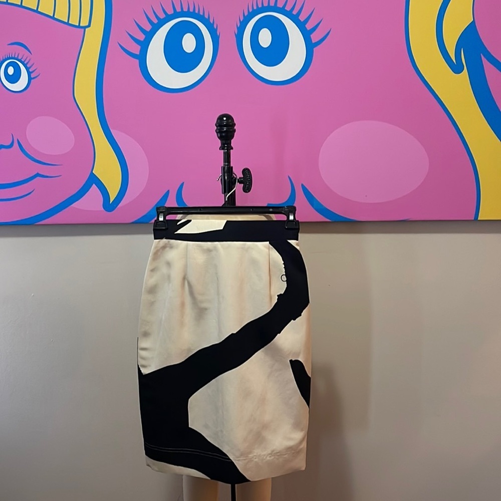 Moschino Cheap Chic Olive Oyl Pencil Straight Skirt
